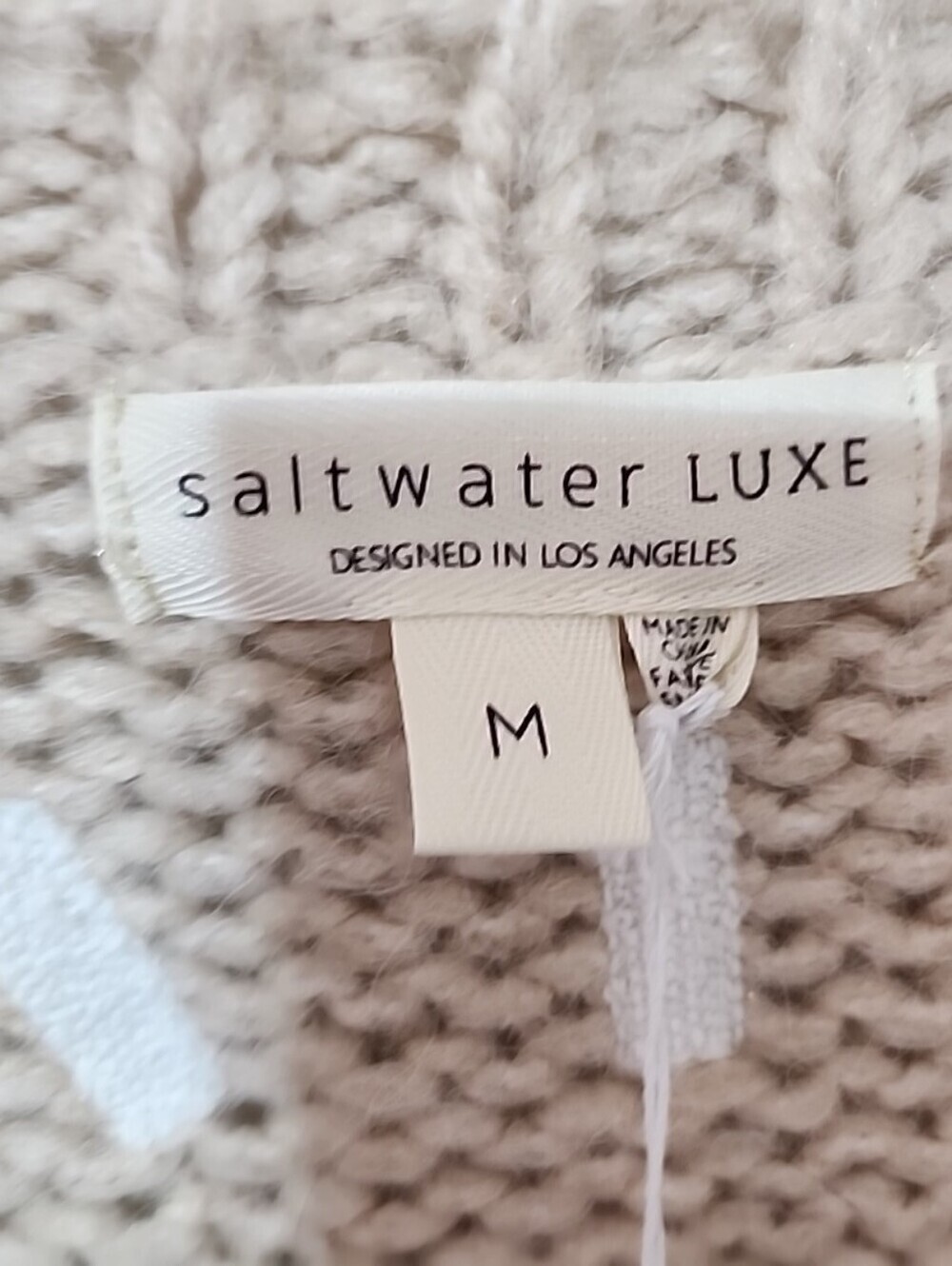 Saltwater Luxe Sweater Cardigan. Nwt..Medium - Picture 5 of 6